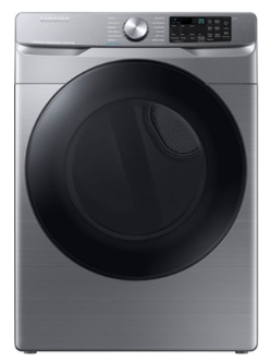 Samsung 7.5 cu. ft. Smart Electric Dryer with Steam Sanitize+ in Platinum DVE45B6300P