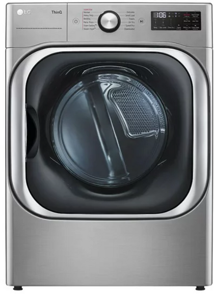 LG Gas Dryer DLGX8981V Mega Capacity Smart wi-fi Enabled Front Load Gas Dryer with TurboSteam and Built-In Intelligence
