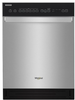 Whirlpool - Front Control Built-In Dishwasher with Cycle Memory, Adjustable Upper Rack and 51 dBA - Stainless Steel WDF550SAHS