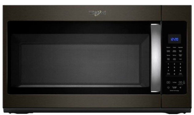 Whirlpool 1.7 Cu. ft. Hood Combination Microwave, Black