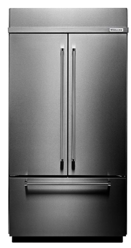 KitchenAid - 24.2 Cu. Ft. French Door Built-In Refrigerator KBFN402ESS