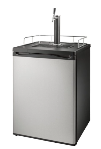 Insignia™ 56 Cu Ft 1 Tap Beverage Cooler Kegerator Stainless St