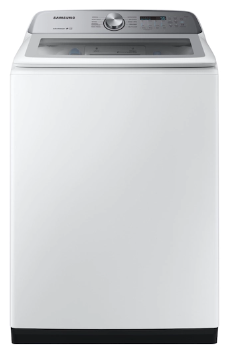 Samsung 5.0 cu. ft. Top Load Washer with Active WaterJet in White WA50R5200AW/US