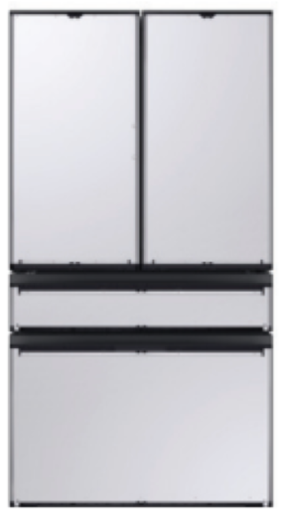 Samsung BESPOKE RF29BB8600AP 36 Inch Smart 4-Door French Door Refrigerator with 29 cu. ft. Total Capacity, Beverage Center, FlexZone™ Drawer, Dual Auto Ice Maker, Twin Cooling Plus, Wi-Fi Enabled, ADA Compliant, and ENERGY STAR® Certified: Panel Ready