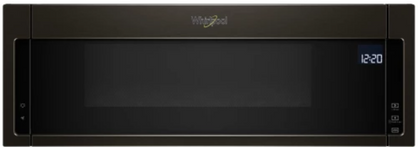 Whirlpool - 1.1 Cu. Ft. Low Profile Over-the-Range Microwave Hood Combination - Black Stainless Steel-WML75011HV