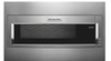KitchenAid - 1.1 Cu. Ft. Built-In Low Profile Microwave with Standard Trim Kit - Stainless Steel - KMBT5511KSS