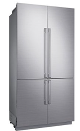 Dacor - 23.5 Cu Ft 4-Door Flex French Door Built In Refrigerator with FreshZone Drawer and Precise Cooling - Custom Panel Ready DRF425300AP