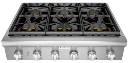 Thermador Gas Rangetop 36'' Stainless Steel PCG366W
