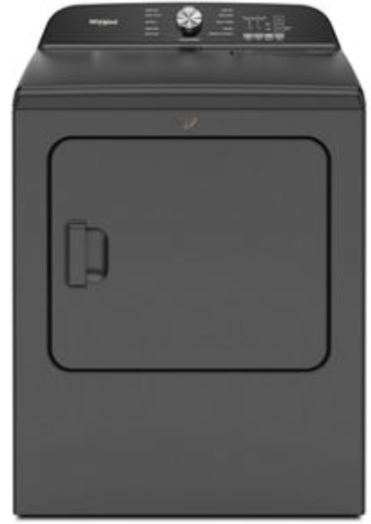 Whirlpool 7.0 Cu. Ft. Whirlpool® Top Load Electric Dryer with Moisture Sensor WED6150PB
