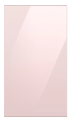 BESPOKE 4-Door Flex™ Refrigerator Panel in Rose Pink Glass - Bottom Panel RA-F18DBBP0 / RA-F18DBBP0/AA