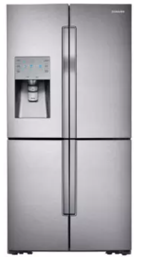 Samsung RF32FMQDBSR 36 Inch French Door Refrigerator with 30.4 cu. ft. Capacity, Spillproof Glass Shelves, Gallon Door Storage, Convertible Zone, Triple Cooling, LED Lighting, External Water and Ice Dispenser and ENERGY STAR