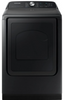 Samsung - 7.4 Cu. Ft. Smart Electric Dryer with Steam Sanitize+ - Black DVE55CG7100V