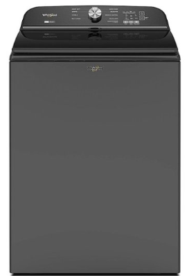 Whirlpool 5.2–5.3 Cu. Ft. Whirlpool® Top Load Washer with Removable Agitator WTW6157PB