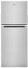 Whirlpool - 11.6 Cu. Ft. Top-Freezer Counter-Depth Refrigerator -Stainless Steel WRT112CZJZ