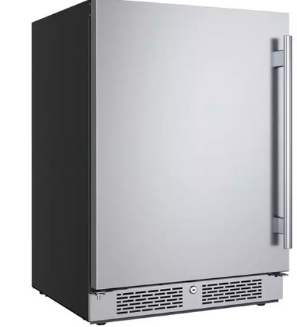 AVALLON 5.5 cu. ft. Built-in and Freestanding Refrigerator in Stainless Steel AAFR242SSLH