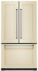 KitchenAid 22 cu. ft. 36-Inch Width Counter Depth Panel Ready with Interior Dispense French Door Refrigerator KRFC302EPA