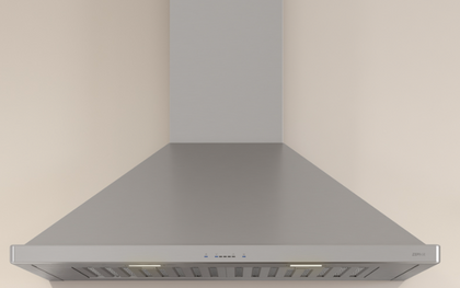 Zephyr Core Collection ZSIE36CS Siena Wall Mount Range Hood with 5-Speed 650 CFM Blower, ICON Touch™ Controls, LumiLight LED Lighting, Hybrid Baffle Filters, Airflow Control Technology™, Auto Delay-Off, and Optional Ductless Recirculating Kit: 36 Inch