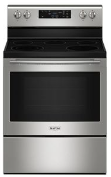 Maytag 30-inch Wide Electric Range with Steam Clean - 5.3 cu. ft. MER4800PZ