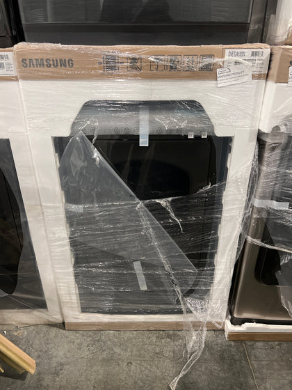 Samsung 7.4 cu. ft. Smart Electric Dryer with Steam Sanitize+ in Brushed Black (DVE52A5500V)