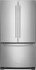 Kitchen Aid 20 cu. ft. 36-Inch Width Counter-Depth French Door Refrigerator with Interior Dispense (KRFC300ESS)