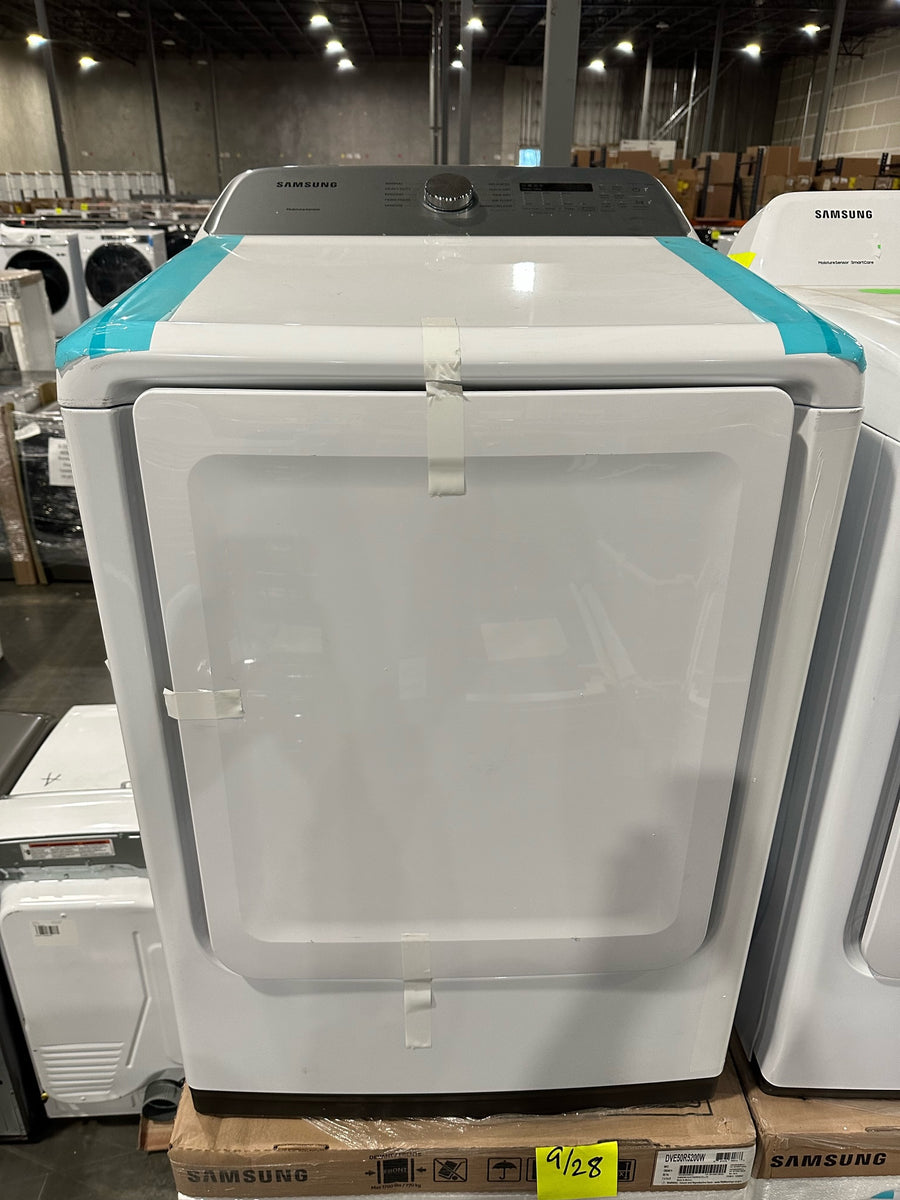 Samsung DVE50R5200W 27 Inch Electric Dryer with 7.4 Cu. Ft. Capacity