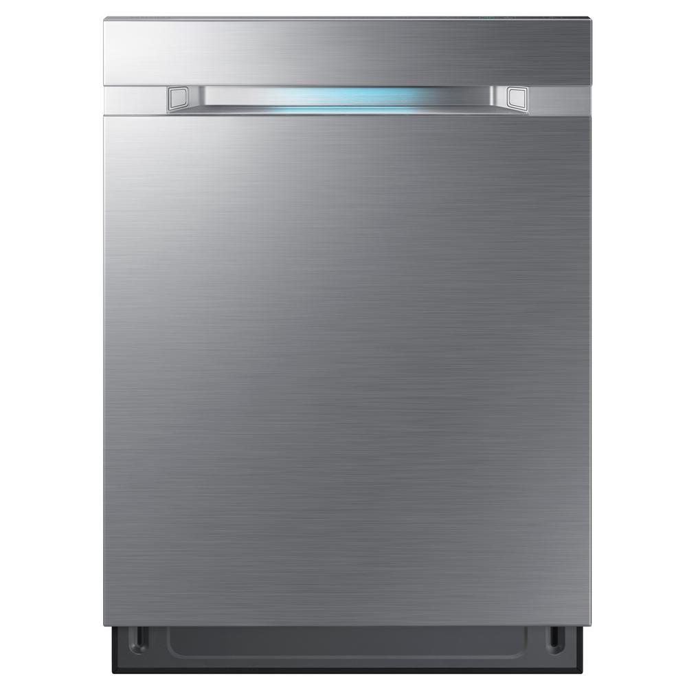 Samsung WaterWall 23.9inch Builtin Dishwasher Stainless Steel DW80