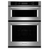 KitchenAid Electric Convection Double Oven / microwave Oven with Microwave Oven - Stainless Steel KOCE500ESS