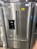 SUPER DENT DEAL!!! KitchenAid - 23.8 Cu. Ft. French Door Counter-Depth Refrigerator - Stainless steel (KRFC704FPS)