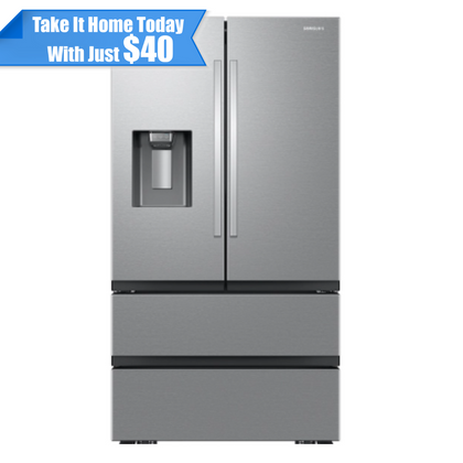 Samsung 30 cu. ft. Mega Capacity 4-Door French Door Refrigerator with Four Types of Ice in Stainless Steel RF31CG7400SRAA