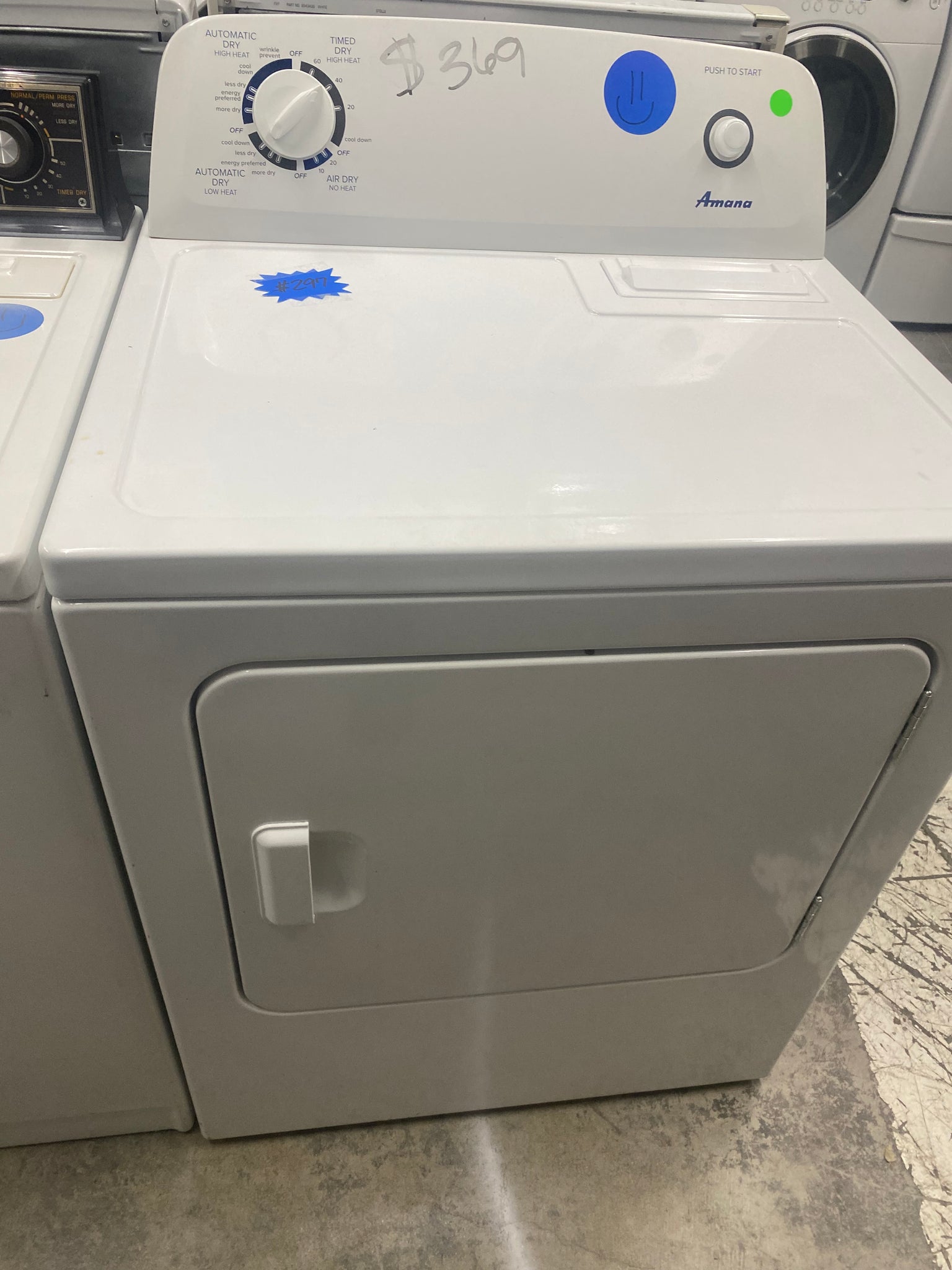USED ELECTRIC TOP LOAD DRYERS