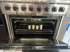 Viking 5 Series VDR5366BSS 36 Inch Freestanding Dual Fuel Range with 6 Sealed Burners, 5.6 Cu. Ft. Capacity, Self-Cleaning, Vari-Speed Dual Flow™ Convection, SoftLit™ LED Light, TruPower Plus™ Burner and Star-K Certified: Stainless Steel, Natural Gas