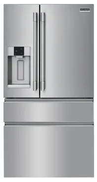 Frigidaire Professional Series PRMC2285AF 36 Inch Counter Depth 4 Door French Door Refrigerator with 21.4 Cu. Ft. Capacity, Custom-Flex® Temp Drawer, SpaceWise® Organization, CrispSeal® Crispers, Door & Temperature Alarms, Sabbath Mode,