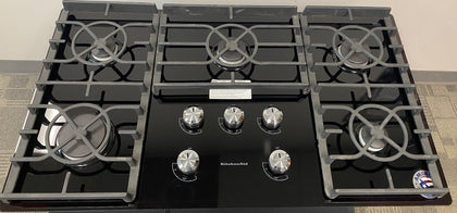 KitchenAid 36-inch 5 burner gas cooktop KGCC566RBL