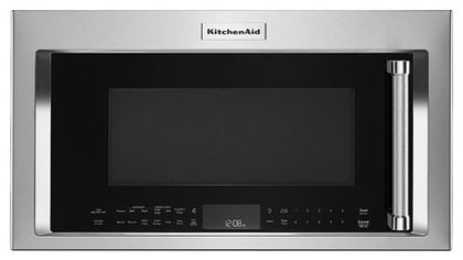 KitchenAid - 1.9 Cu. Ft. Convection Over-the-Range Microwave with Sensor Cooking - Stainless Steel - KMHP519ESS