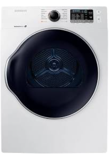 Samsung - 4.0 Cu. Ft. Stackable Electric Dryer - White DV22K6800EW