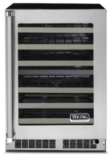Viking 5 Series VWUI5240GRSS 24 Inch Undercounter Wine Cellar with 40 Bottle Capacity