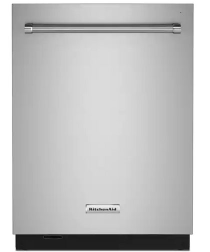 KitchenAid - Top Control Built-In Dishwasher with Stainless Steel Tub, 3rd Rack, 44dBA - Stainless steel KDTM704KPS