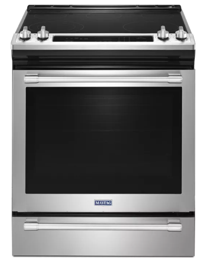 Maytag MES8800FZ 30 Inch Slide-In Electric Range with 5 Radiant Elements