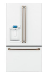Café - 27.8 Cu. Ft. French Door Refrigerator with Hot Water Dispenser, Customizable - Matte White CFE28TP4MW2