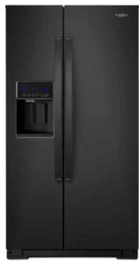 Whirlpool (WRS588FIHB) 36 Inch Freestanding Side by Side Refrigerator with 28.49 Cu. Ft.