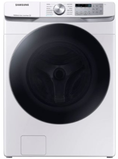 Samsung - 4.5 cu. ft. Large Capacity Smart Front Load Washer with Super Speed Wash - White WF45B6300AW