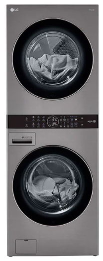 Single Unit Front Load LG WashTower™ with Center Control™ 4.5 cu. ft. Washer and 7.4 cu. ft. Gas Dryer WKG101HVA