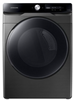Samsung - 7.5 cu. ft. Smart Dial Gas Dryer with Super Speed Dry - Brushed Black DVG45A6400V/A3
