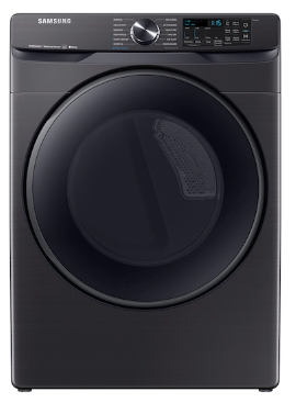 Samsung 7.5 cu. ft. Smart Electric Dryer with Steam Sanitize+ in Black Stainless Steel DVE50R8500V/A3