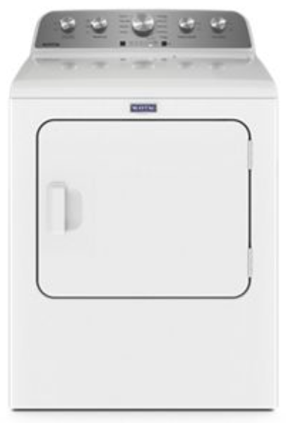 Maytag - 7.0 Cu. Ft. Electric Dryer with Extra Power Button - White MED5030MW