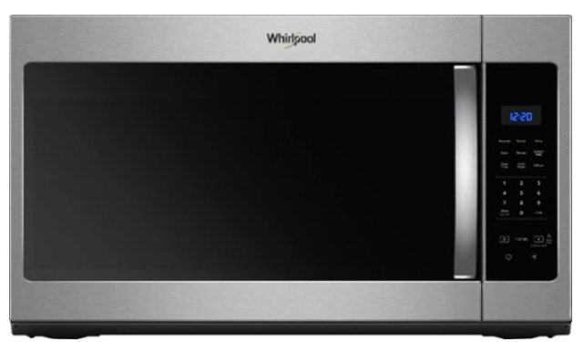 Whirlpool - 1.7 Cu. Ft. Over-the-Range Microwave - Stainless steel WMH31017HS