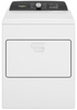 Whirlpool - 7 Cu. Ft. Electric Dryer with Moisture Sensing - White WED5010LW