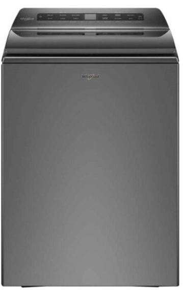 Whirlpool - 4.8 Cu. Ft. High Efficiency Top Load Washer with Pretreat Station - Chrome Shadow WTW5100HC