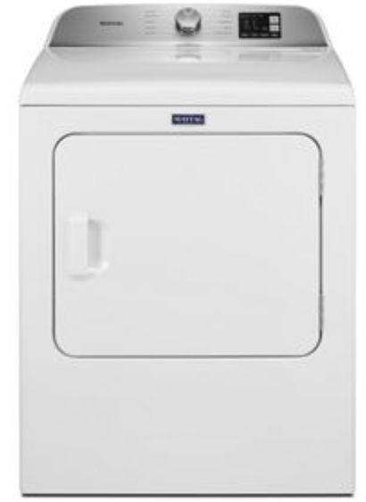 Maytag - 7.0 Cu. Ft. Electric Dryer with Moisture Sensing - White MED6200KW
