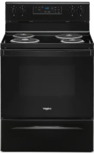 Whirlpool - 30 Electric Cooktop - Black